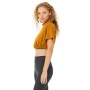 Kick It Crop Tee - Bronze