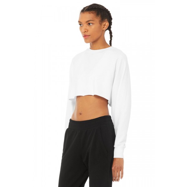 Double Take Pullover - White